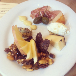 Divine cheese and fig plate in Sonoma